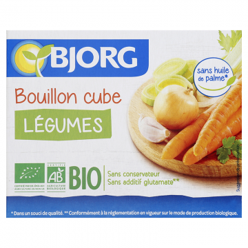 Bouillon Cube Légumes Bio