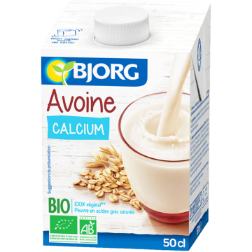 Boisson avoine calcium