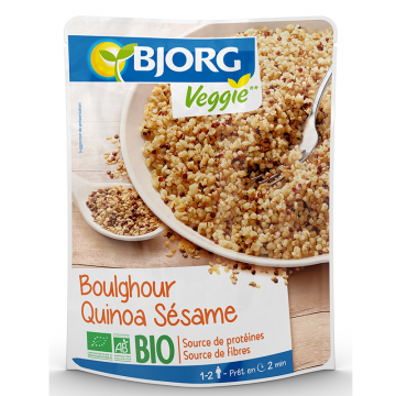 Boulghour quinoa sésame