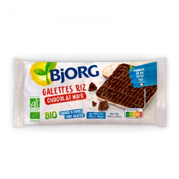 Galettes Riz Chocolat Noir Bio