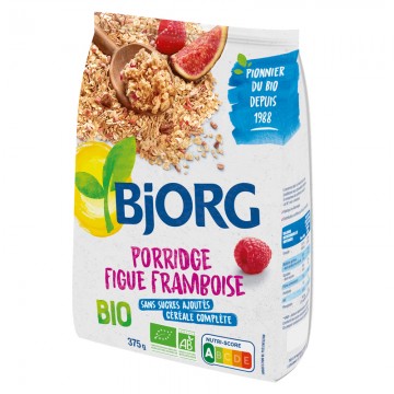 Porridge figue framboise Bio
