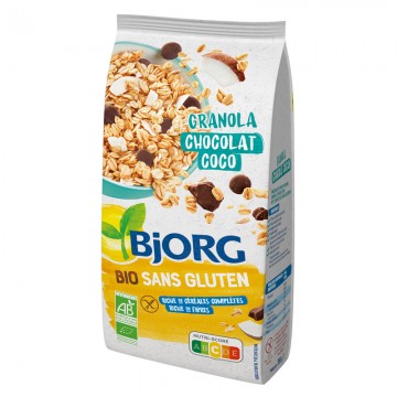 Granola chocolat coco bio Sans Gluten