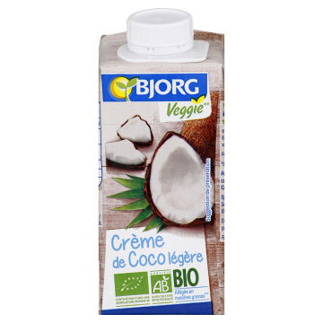 Crème de Coco Légère Bio - 200ml